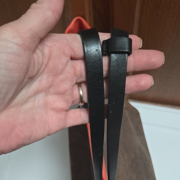 Furla Two-Tone Coral and Brown Tote